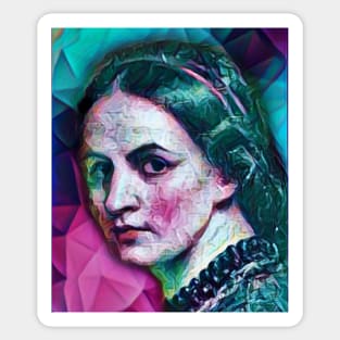 Anne Bronte Portrait | Anne Bronte Artwork 2 Sticker